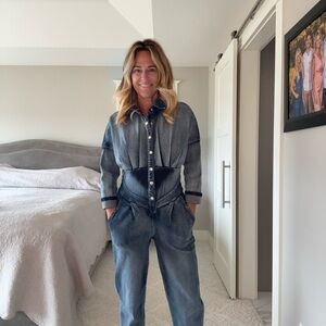 VENUS Blue Denim Women's Overalls